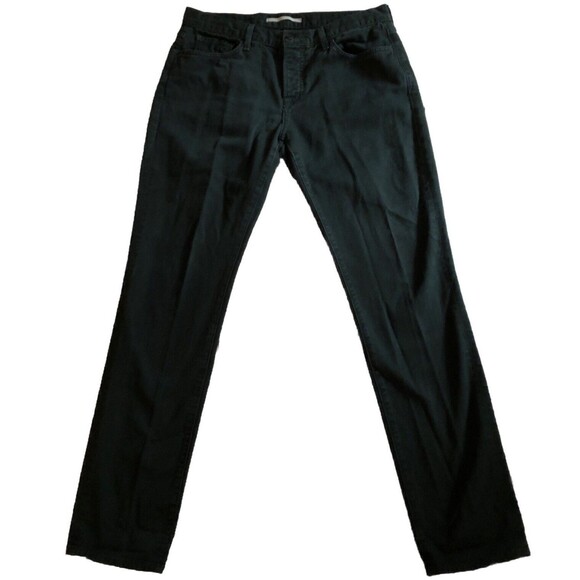 Vince Button Fly Classic Slim Straight Leg Jeans Mens Sz 34x34 Black Birch Denim - Picture 3 of 13